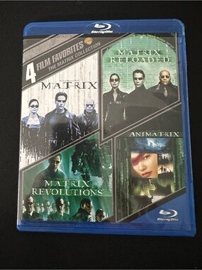 4 FILM FAVORITES THE MATRIX COLLECTION MA, MA RELOADED
MA REVOLUTIONS, ANIMATRIX
